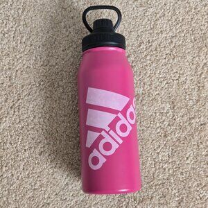 Adidas pink stainless steel water bottle
